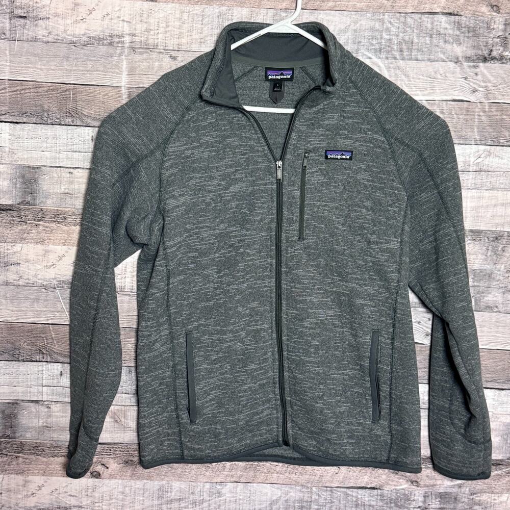 Patagonia Better Sweater Jacket Mens Large Gray Full Zip Fleece Outdoors